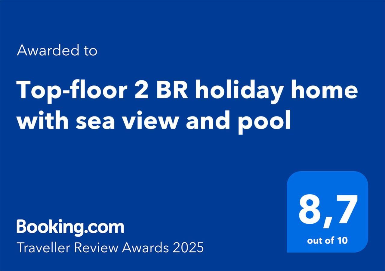 Top-Floor 2 Bedroom Holiday Home With Sea View And Pool Praia Da Luz Exterior photo